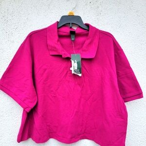 Wild Fable Women's Short Sleeve Cropped Size XL